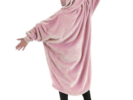 The Comfy Lite Quarter-Zip Wearable Juniors Blanket Blush H230584031000 Online now