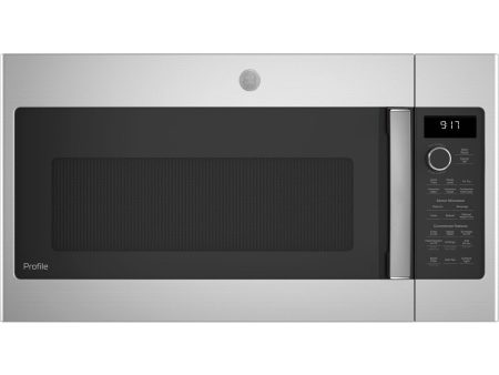 GE Profile 1.7 Cu. Ft. Convection Over-the-Range Microwave Oven, Stainless Steel Online