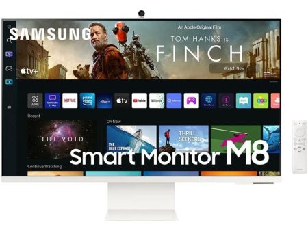 Samsung 32-inch M80B 4K Smart Monitor, White Hot on Sale