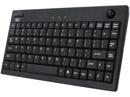 Adesso EasyTrack 310 Mini Trackball Keyboard Hot on Sale