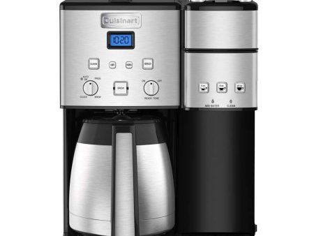 Cuisinart SS-20 Coffee Center 10-Cup Thermal Single-Serve Brewer Coffeemaker, Silver Supply