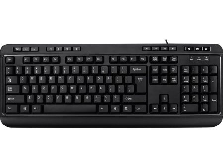 Adesso AKB-132HB Multimedia Desktop Keyboard with 3-Port USB Hub Online Hot Sale