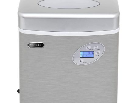 Whynter Portable Ice Maker, 49lb Capacity with Water Connection Online Hot Sale