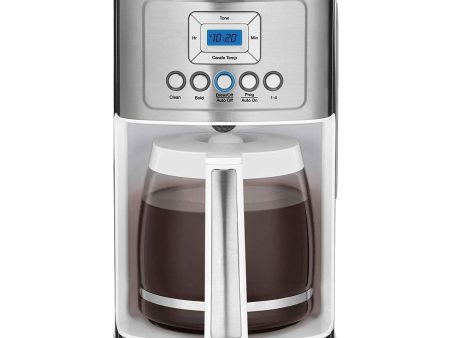 Cuisinart DCC-3200W Perfect Temp 14-Cup Programmable Coffeemaker White (Refurbished) For Cheap