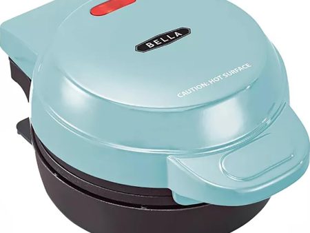 Bella Mini Portable Round Electric Mini Donut Baker Nonstick in Teal - 11304882T Online now