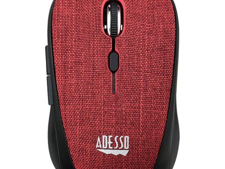 Adesso iMouse S80R Wireless Fabric Optical Mini Mouse (Red) Online Sale