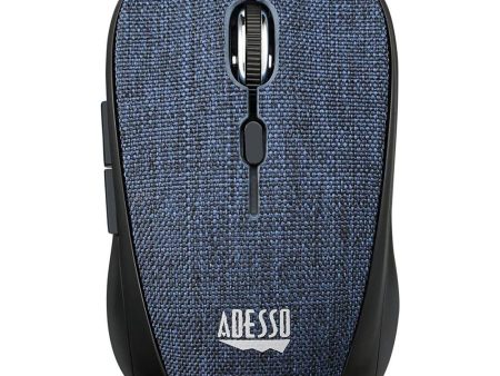 Adesso iMouse S80L Wireless Fabric Optical Mini Mouse (Blue) For Cheap