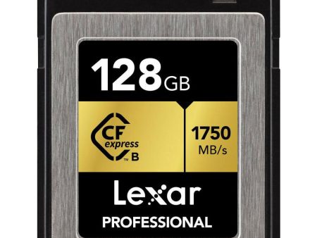 Lexar 128GB Professional CFexpress (CFX) Type B Memory Card - Open Box on Sale