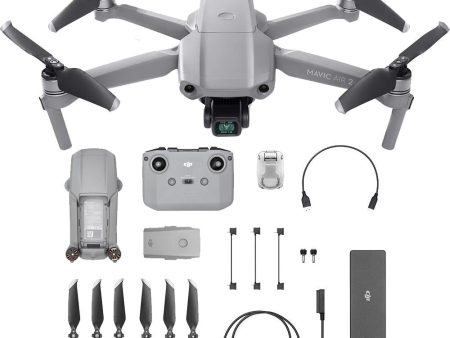 DJI Mavic Air 2 Drone Quadcopter 48MP & 4K Video - Refurbished (CP.MA.00000176.03) Online Hot Sale