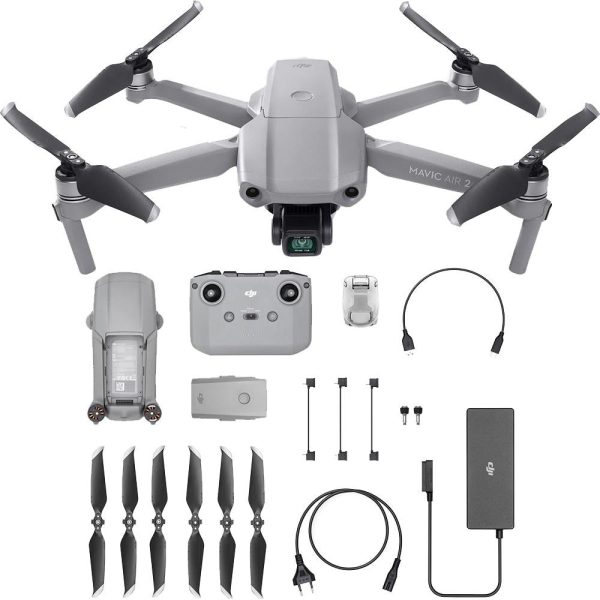 DJI Mavic Air 2 Drone Quadcopter 48MP & 4K Video - Refurbished (CP.MA.00000176.03) Online Hot Sale