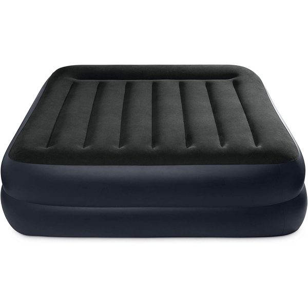 Intex Dura-Beam 16.5  Queen Air Mattress w  Built-In Electric Pump Online