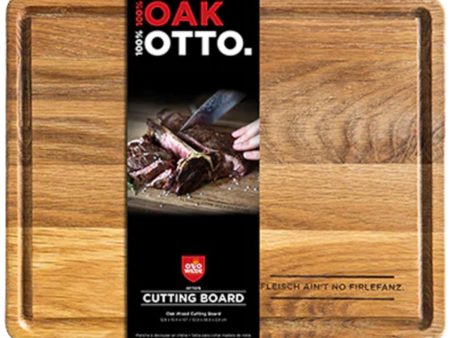 Otto Wilde Otto s Cutting Board, Lubricated Oak Wood (103000) on Sale