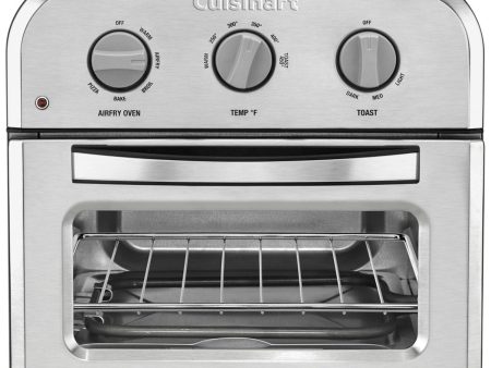 Cuisinart Compact AirFryer Convection Toaster Oven - Stainless Steel (TOA-26TG) For Cheap