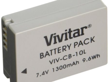 Vivitar NB-10L 1300mAh Replacement Li-ion Battery For PowerShot SX40,SX50 HS & G1X Supply