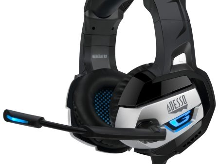 Adesso Xtream G2 Stereo USB Gaming Headphone Headset with Noise Canceling Microphone For Cheap