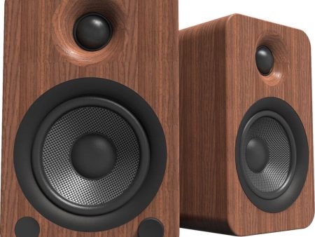 Kanto YU4WALNUT Bluetooth Powered Speakers Walnut Noyer Discount