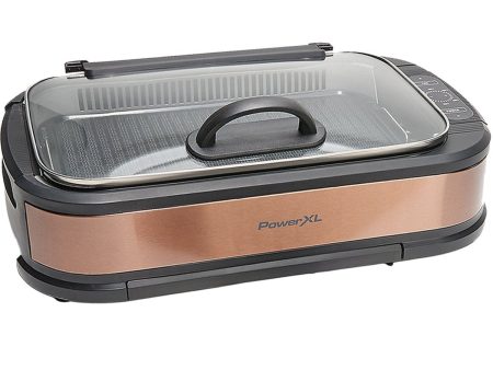 PowerXL Smokeless Indoor 1500 Watt Grill, Bronze (5-00682-06) on Sale