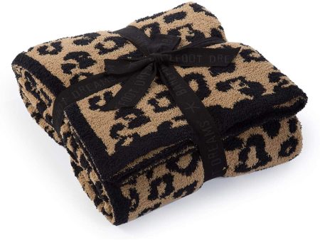 Barefoot Dreams CozyChic Safari 72 L x 54 W Throw Blanket, Leopard Cheap