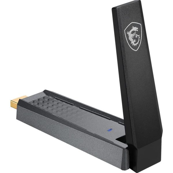 MSI Wi-Fi USB Adapter in Black - AX1800WIIFIUSB Online now