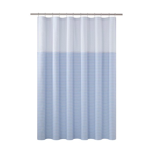 Martex Expression Crosby 72x72 Blue Shower Curtain Cheap