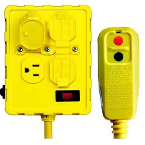 Tower GFCI Protected Quad Outlet Box Discount