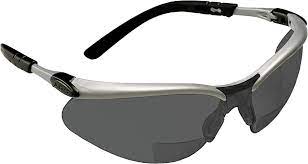 3M BX Reader Saftey Glasses, 11377-00000-20, Grey Lens +1.5 Dioptre Supply