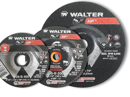 Walter HP Grinding Wheel - 5” x 1 4” x 7 8” Type 27, 08-B 510 Cheap