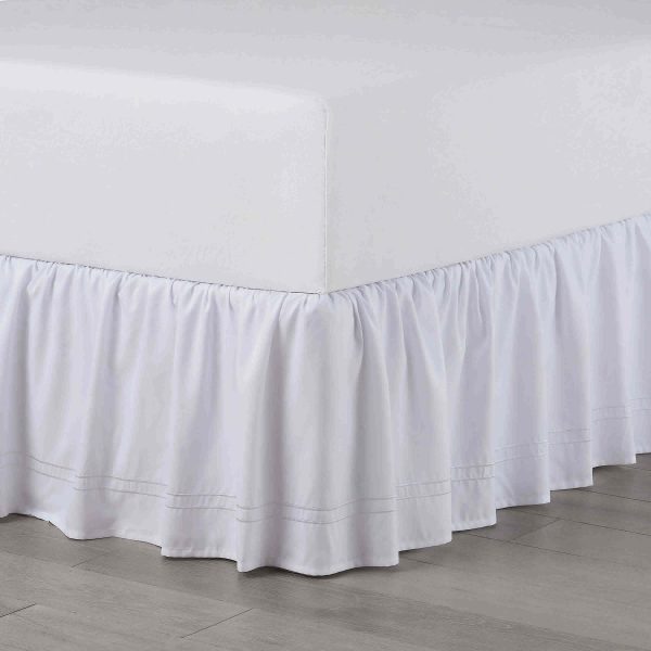 Double Barratta Queen and King Size Bed Skirt by Martex Online Hot Sale