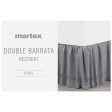 Double Barratta Queen and King Size Bed Skirt by Martex Online Hot Sale