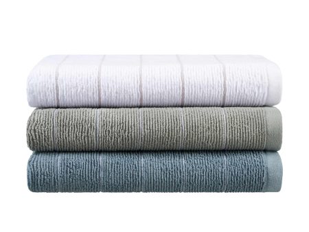 Martex Restore Slub Stripe Towels on Sale