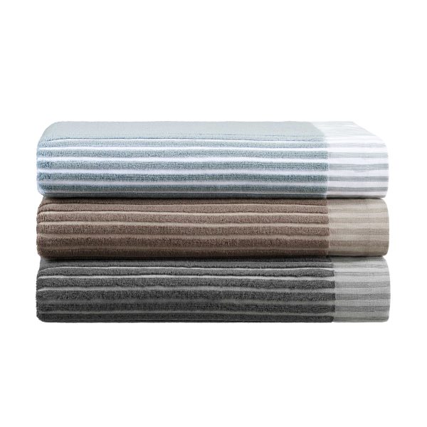 Martex Restore Sculpted Stripe Towels Supply