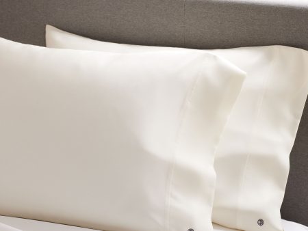 Clean Design Home x Martex Satin Standard Pillowcase Pair Hot on Sale