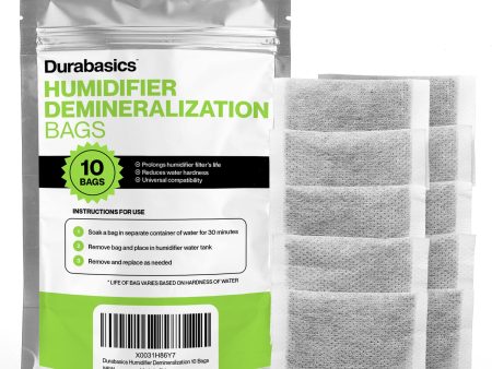 [10 Pack] Demineralization Cartridge for Humidifier without Plastic - Humidifier Demineralization Bags to Extend Life of Filter - Demineralizer for Humidifiers to Prevent Hard Water & White Dust Online Sale