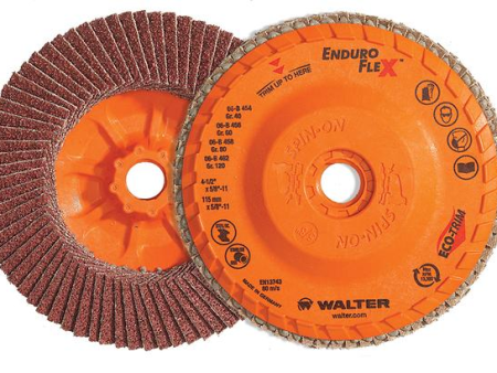 Walter ENDURO-FLEX Flap Disc - 5” x 5 8”–11 grit 40, 06-B 504 Online Hot Sale