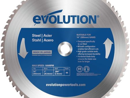 EVOLUTION CUT OFF BLADES 14  Hot on Sale