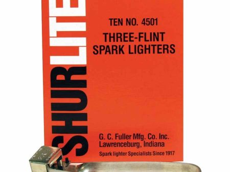 SHURLITE THREE FLINT SPARK LIGHTER Cheap