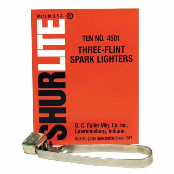 SHURLITE THREE FLINT SPARK LIGHTER Cheap