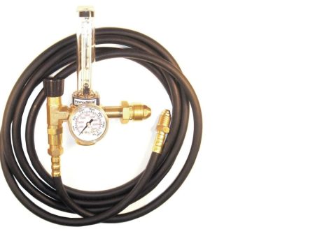 POWERWELD FLOWMETER KIT W 10ft HOSE, INERT GAS - CGA 580 For Sale