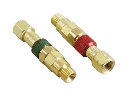 Western Quick Connect Set - Torch To Hose W Check Valves - Oxy Fuel Cheap