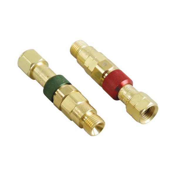 Western Quick Connect Set - Torch To Hose W Check Valves - Oxy Fuel Cheap