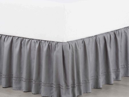 Double Barratta Queen and King Size Bed Skirt by Martex Online Hot Sale