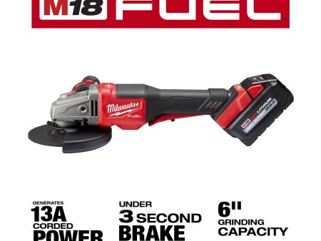 MILWAUKEE M18 FUEL™ 4-1 2” - 6” Braking Grinder Paddle Switch, No-Lock For Cheap