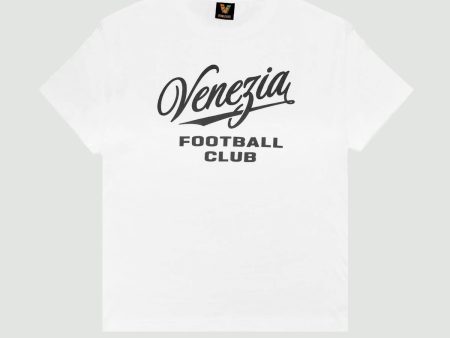 Venezia Football Club Script T Shirt - White For Sale