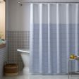 Martex Expression Crosby 72x72 Blue Shower Curtain Cheap