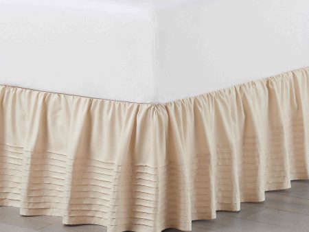 Multi Pleat Queen and King Size Bed Skirt by Martex Online now