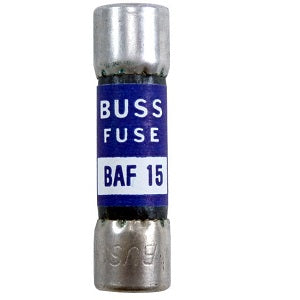 Cooper Bussmann Fast-Acting Midget Fuse BAF-15 Supply