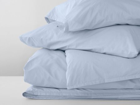 Comfort Washed Supima Cotton Full-Queen Size Duvet Cover Set by Gryphon Home For Discount