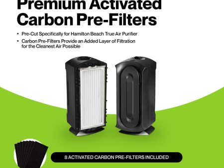 Hamilton Beach True Air 04383, 04384, & 04386 Compatible Pre-Filters (8 Pack) on Sale