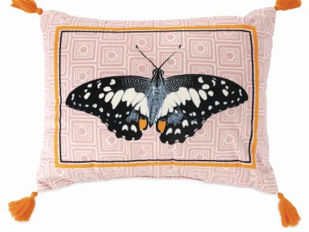 Butterfly Breakfast Pink Decorative Pillow from Novogratz by Utica Online