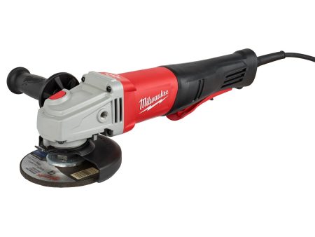 MILWAUKEE 11 Amp 4-1 2”   5” Braking Small Angle Grinder Paddle No-Lock Sale